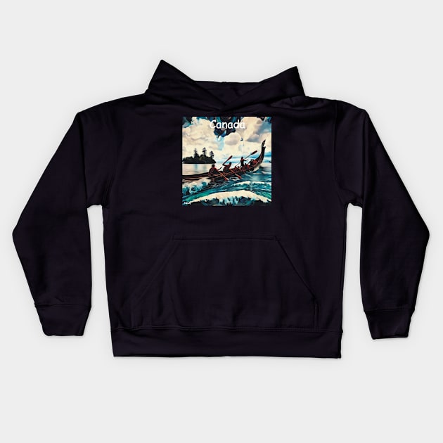 Indigenous Peoples  . Kids Hoodie by Canadaman99